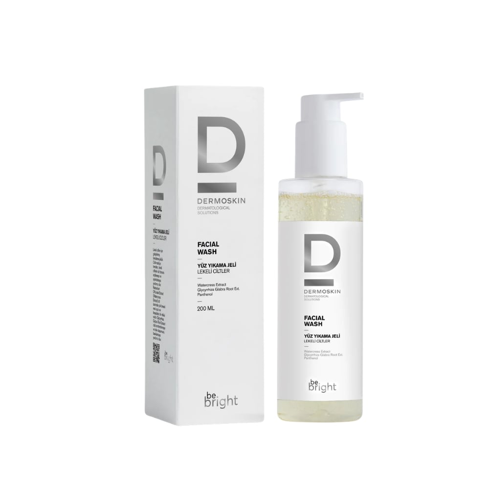 Dermoskin Be Bright Lekeli Ciltler İçin Yüz Yıkama Jeli 200 ml