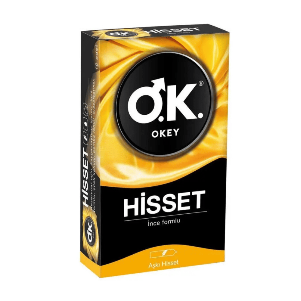 Okey Prezervatif Hisset İnce Formlu 10'lu