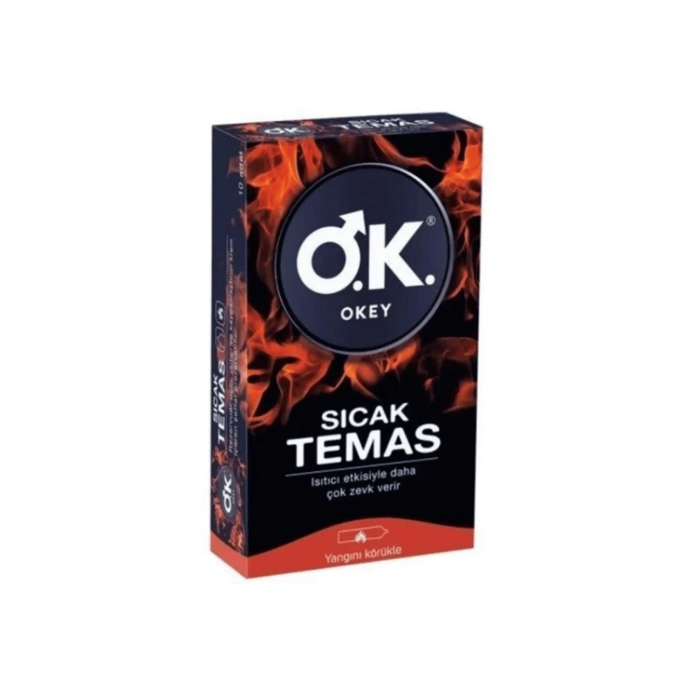 Okey Prezervatif Sıcak Temas 10'lu