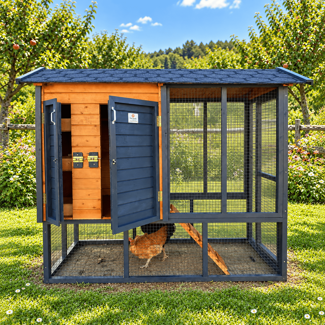 HOBİ MODEL SALMALIKLI TAVUK KÜMESİ