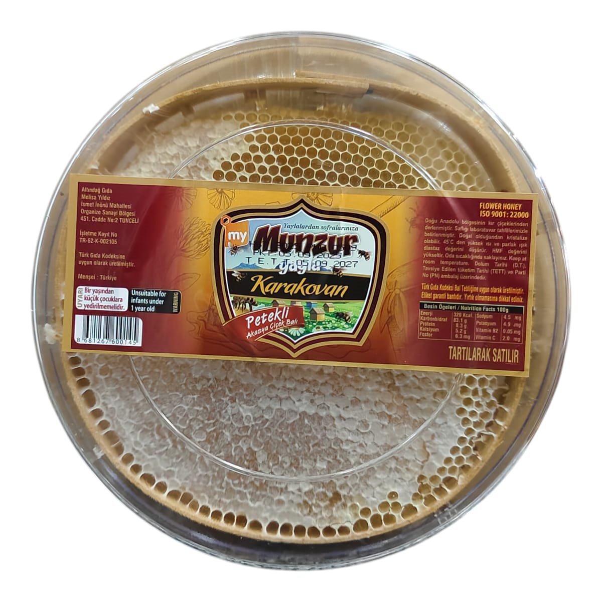 1100 gram Munzur Karakovan Balı