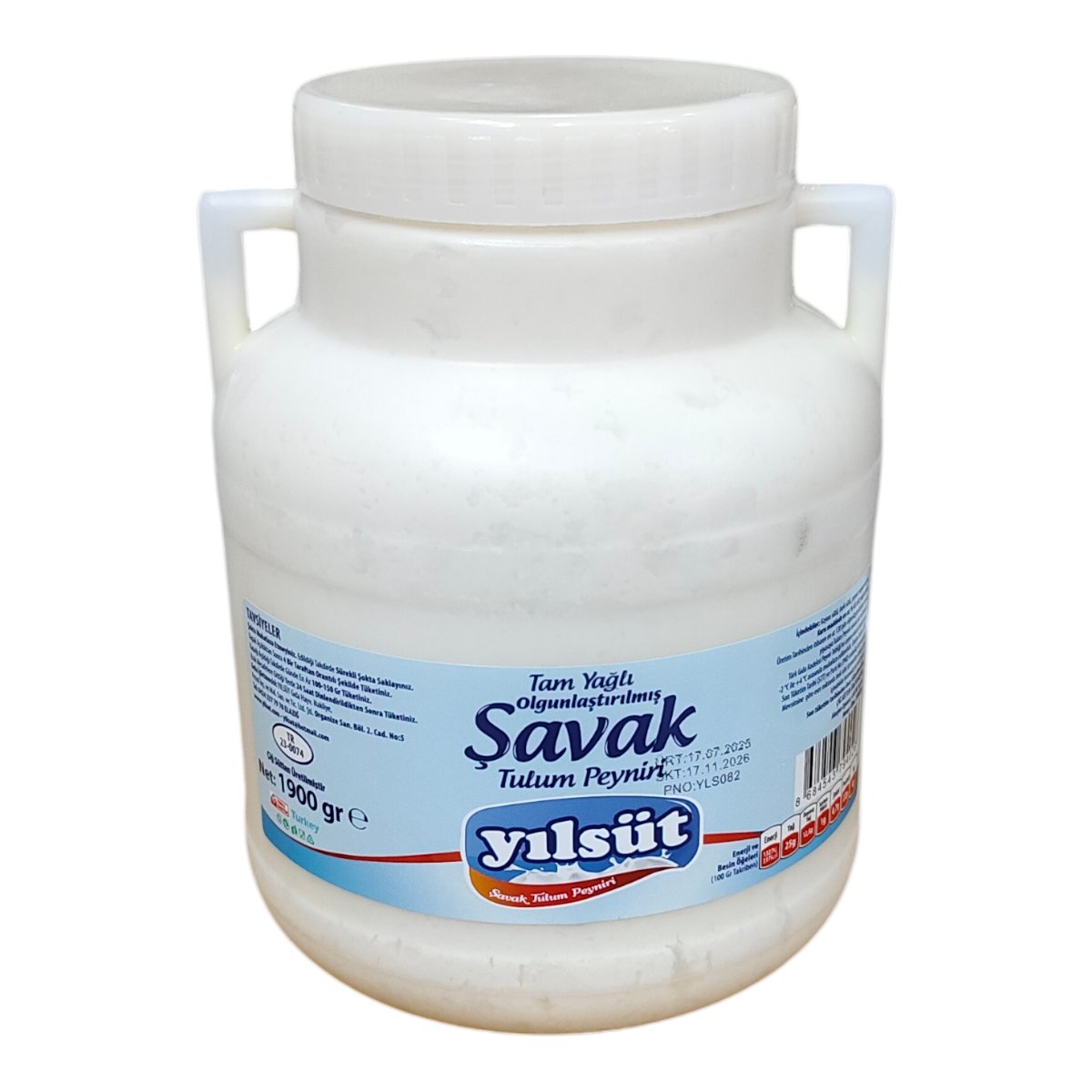 1900 gram YILSÜT Şavak Tulum Peyniri