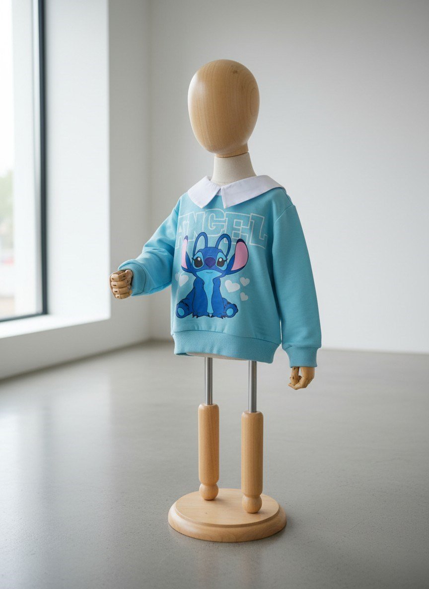 Gömlek Yaka Sweatshirt