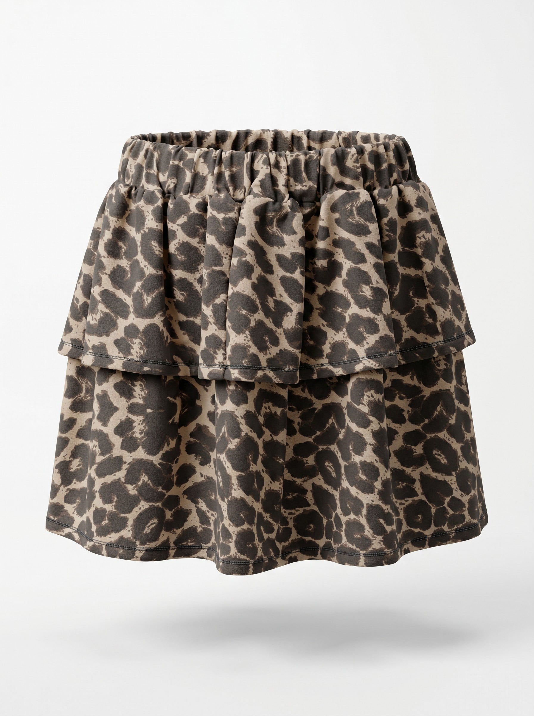 Leopar Desenli Etek