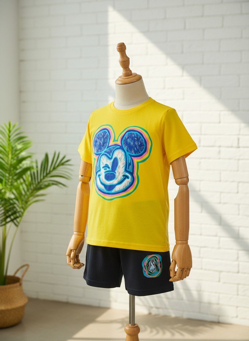 Sarı Mickey 2'li Takım