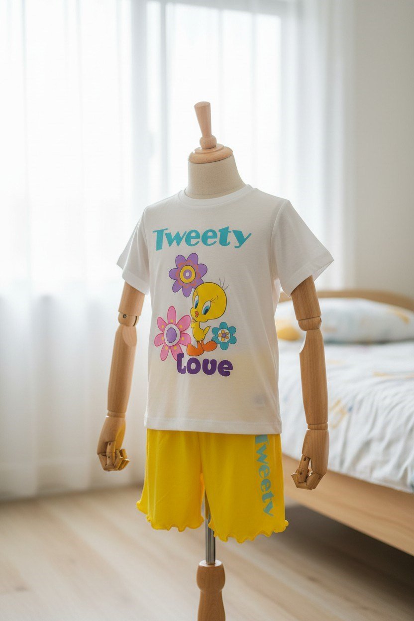 Tweety Model Şortlu 2'li Takım
