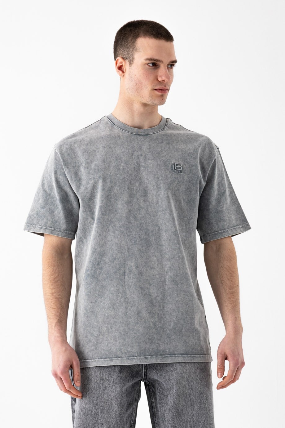 Yıkamalı Basic T-Shirt