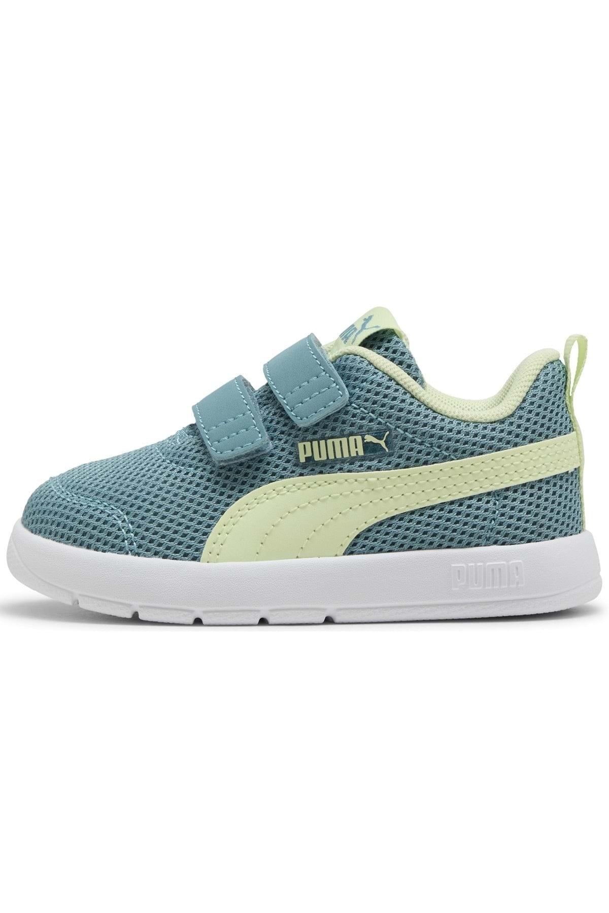 Courtflex V3 Mesh Inf 398086 Bebek Ortopedik Spor Ayakkabı YEŞİL