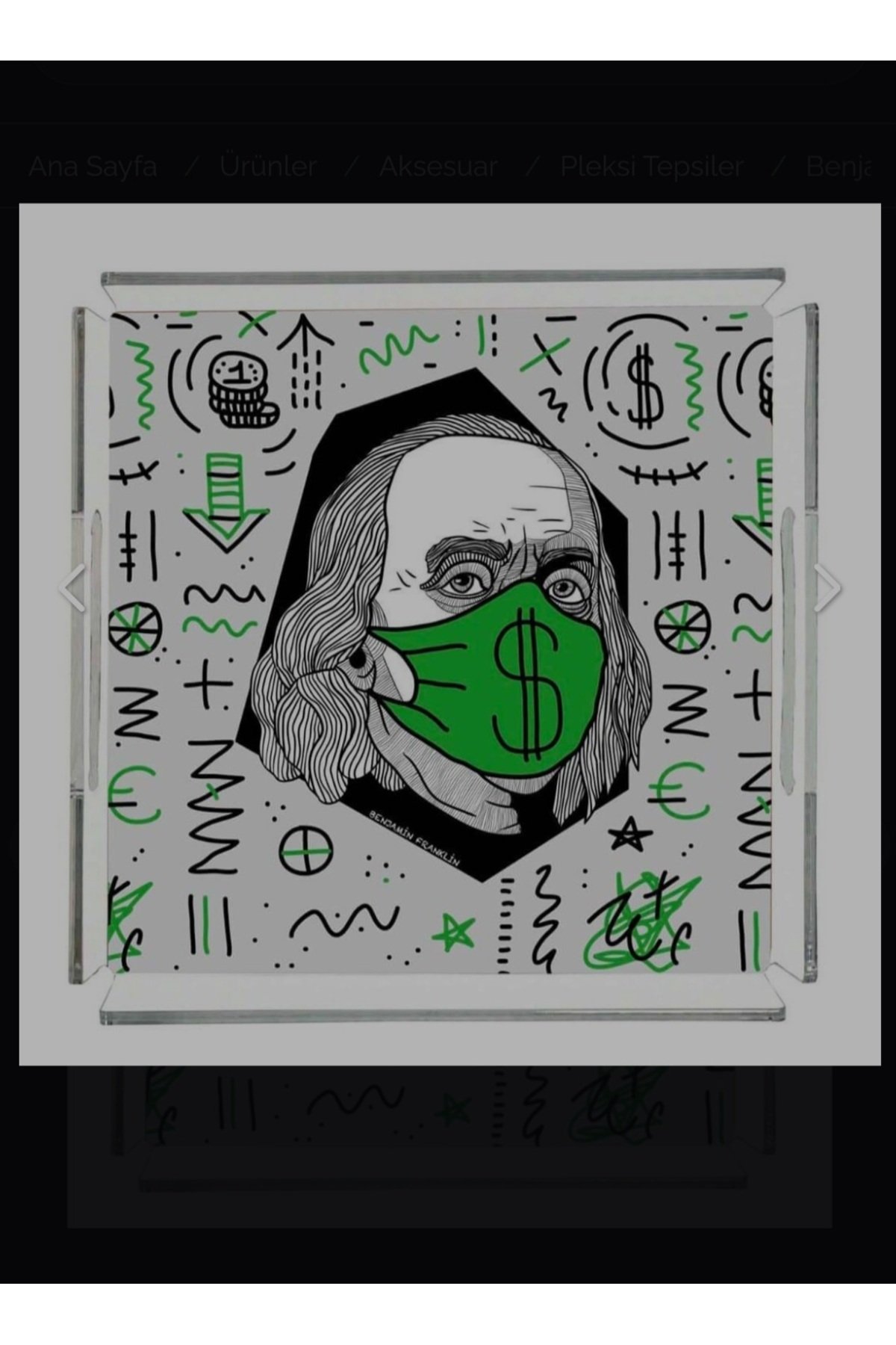 Benjamin Franklin Pleksi Tepsi