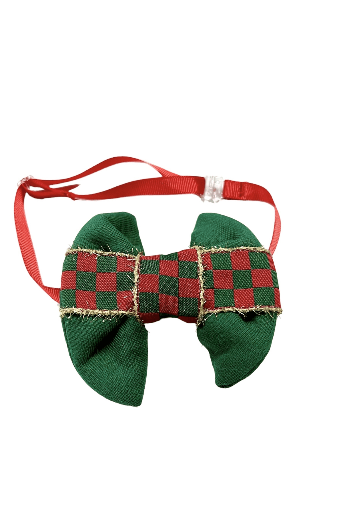 Ekose green noel kedi& köpek papyonu