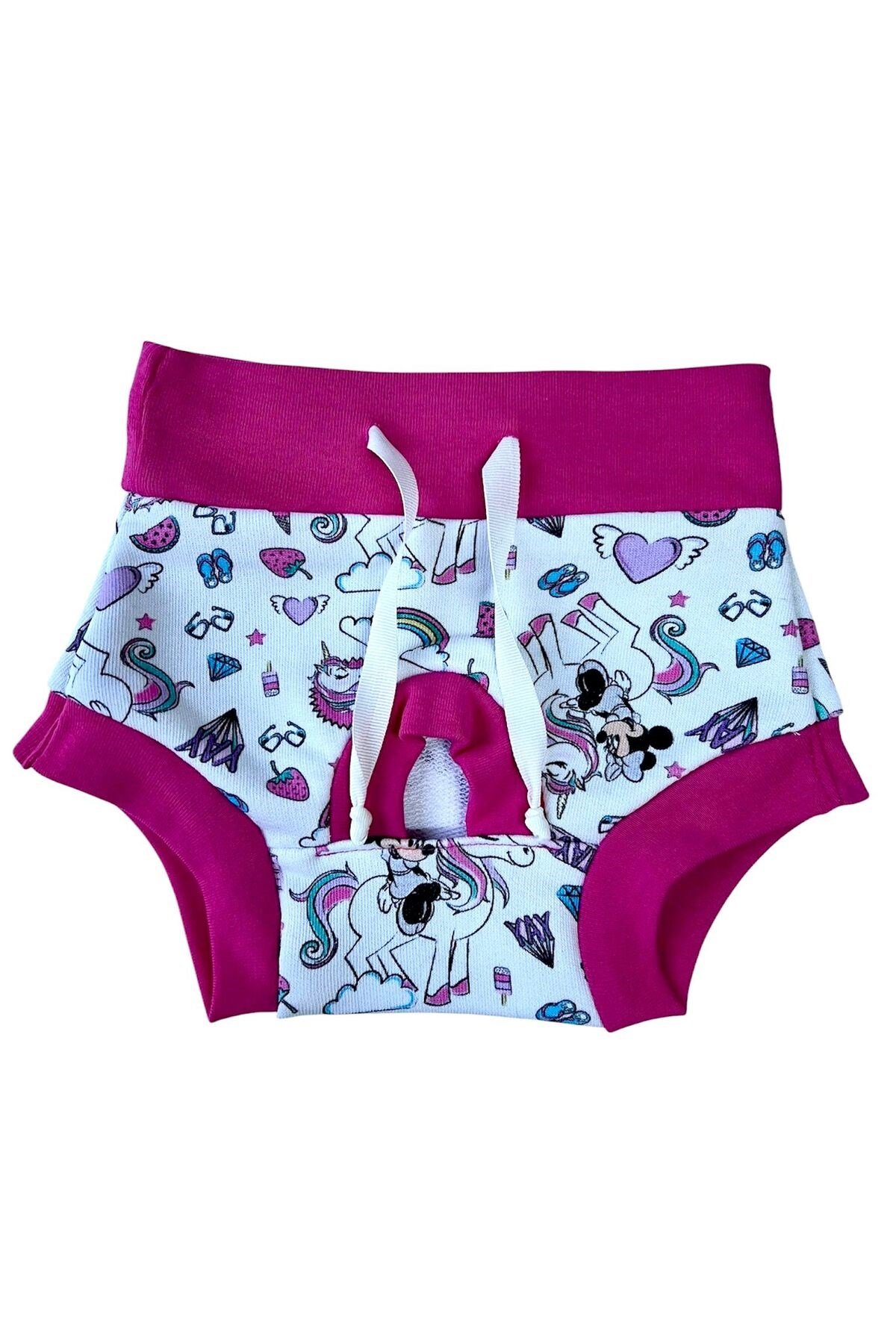 Küçük Irk Pink Mouse Köpek Regl İç Çamaşırı (0,5-15KG)
