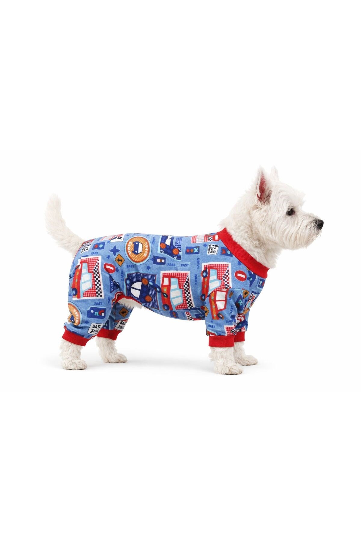 Küçük Irk Traffic Köpek Tulumu Köpek Kıyafeti (1-10KG)