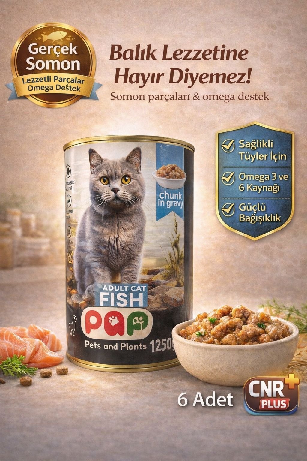 Balık Etli 6 adet 1.25 kg Konserve