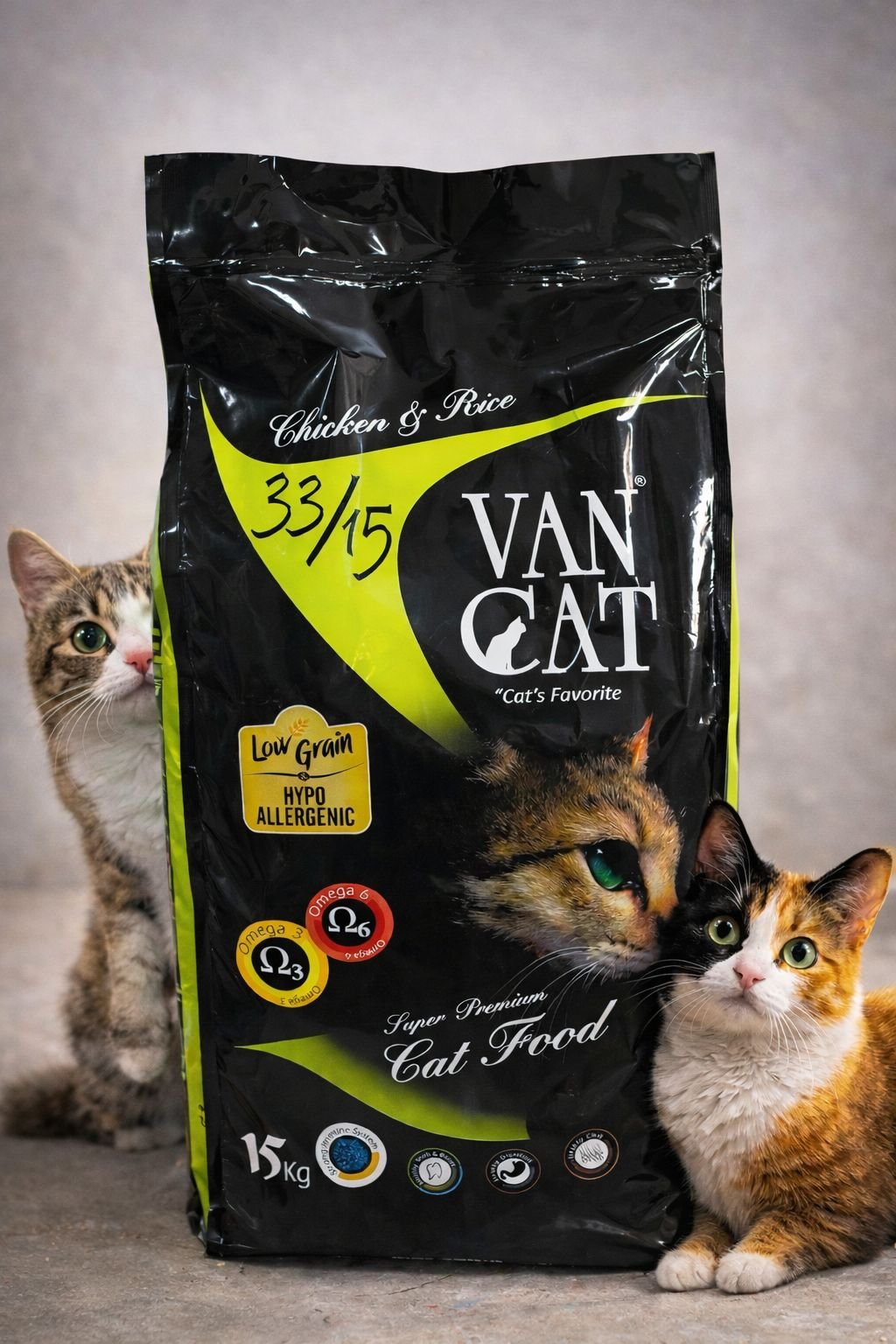 Tavuklu Pirinçli Yetişkin Kedi Maması 15 kg