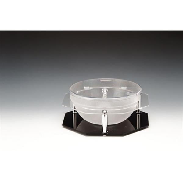 29 CM TEKLİ POLYCARBONAT KASELİ KAPAKLI TEŞHİR STANDI