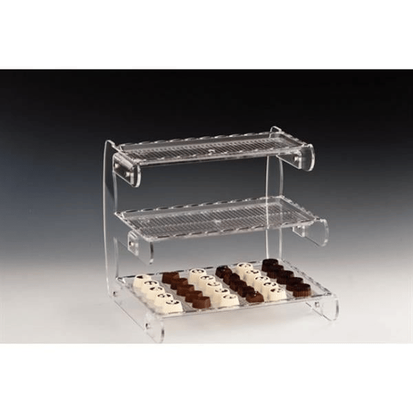 3 KATLI POLYCARBONAT ÇİK. TEPSİLİ,AKRİLİK TEŞHİR STANDI