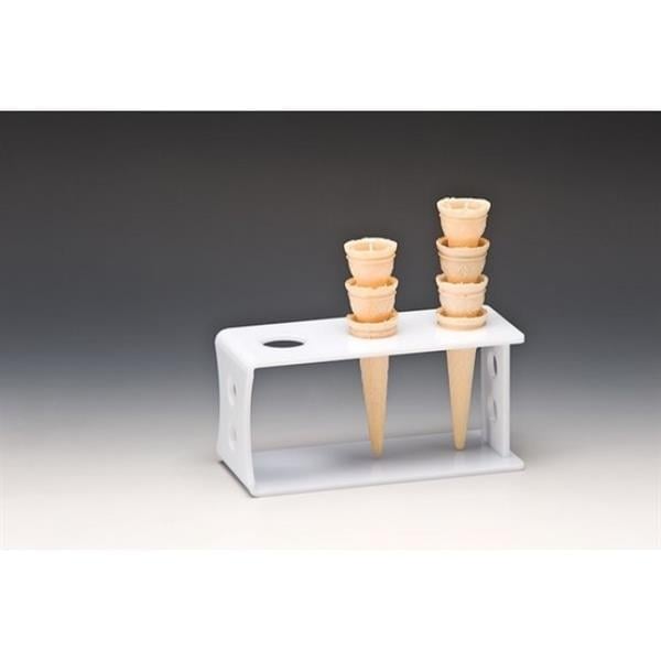 3 LÜ DONDURMA SERVİS STANDI/U MODEL -BEYAZ