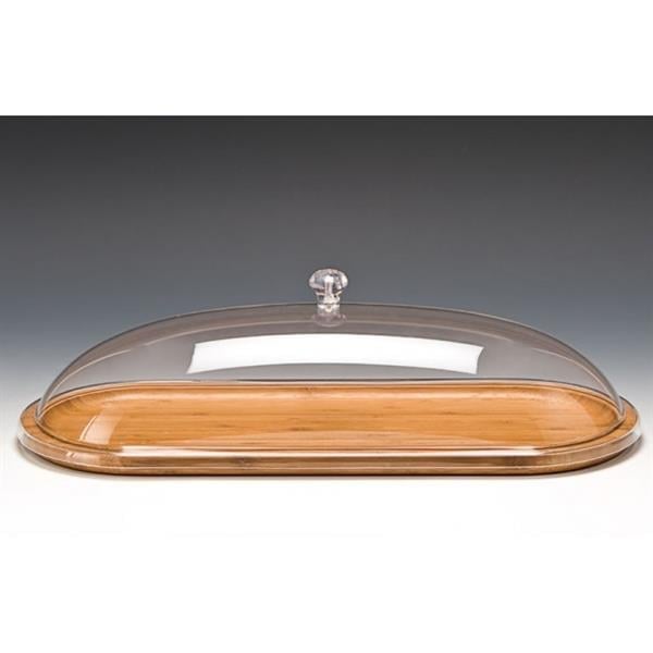 AHŞAP ALTLI OVAL FANUS