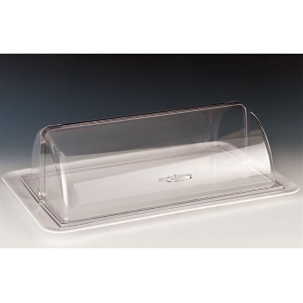 MELAMİN ALTLI POLYCARBONAT ROLLTOP KAPAKLI FANUS