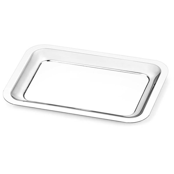 Paslanmaz Dikdörtgen Tepsi 16*23cm