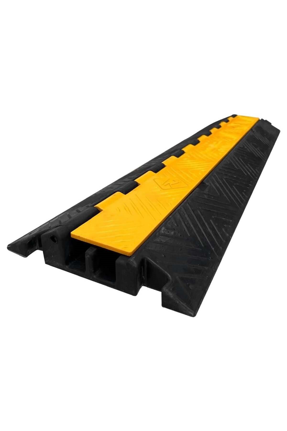 Kablo Kanallı Hız Kesici 2 Kanallı, Yol Kasisi 102,5 x 25,5 x 5 cm