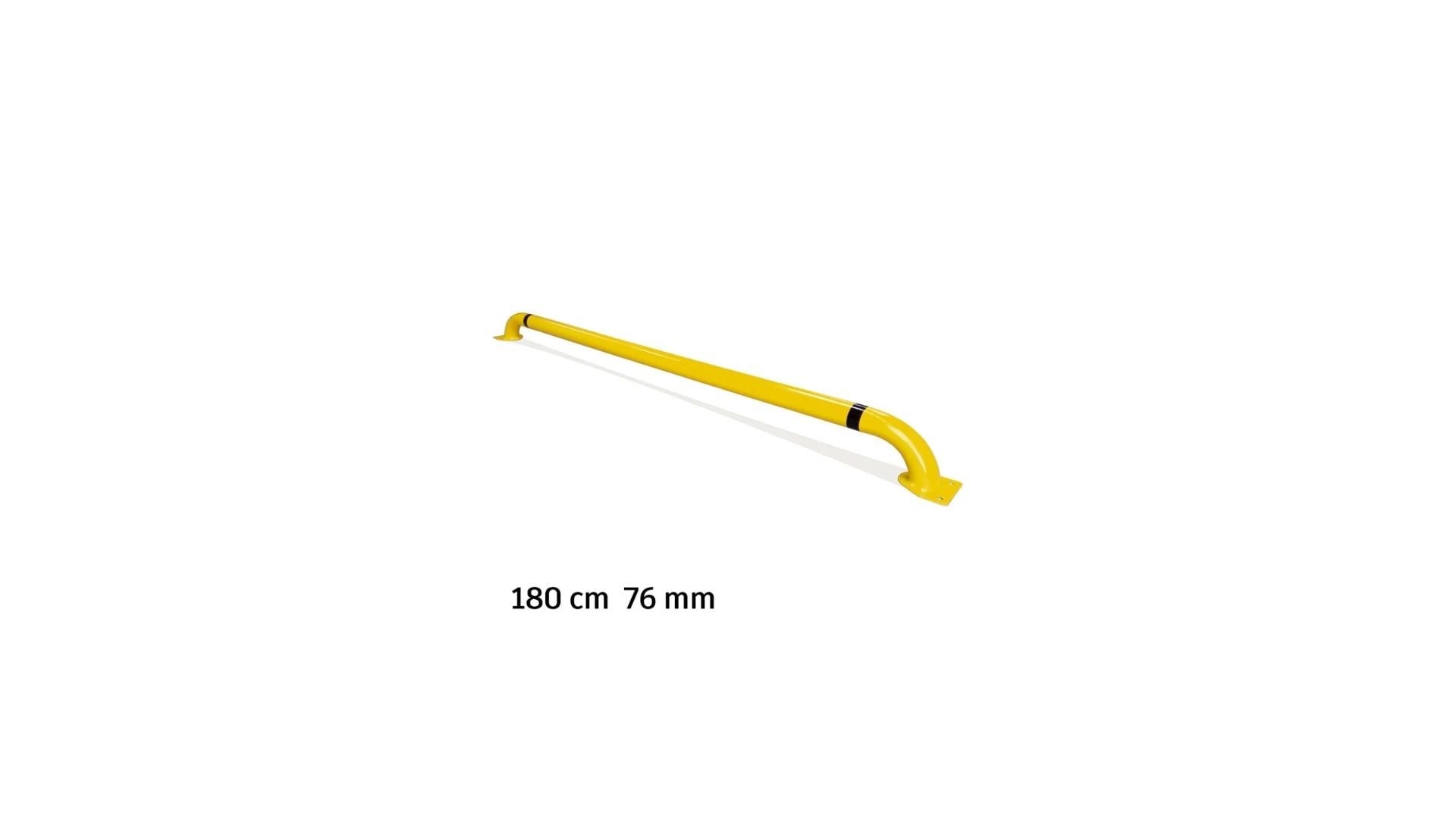 Otopark Bariyeri Araç Stoperi Park Sonlandırma Stop Demiri 76mm 180cm