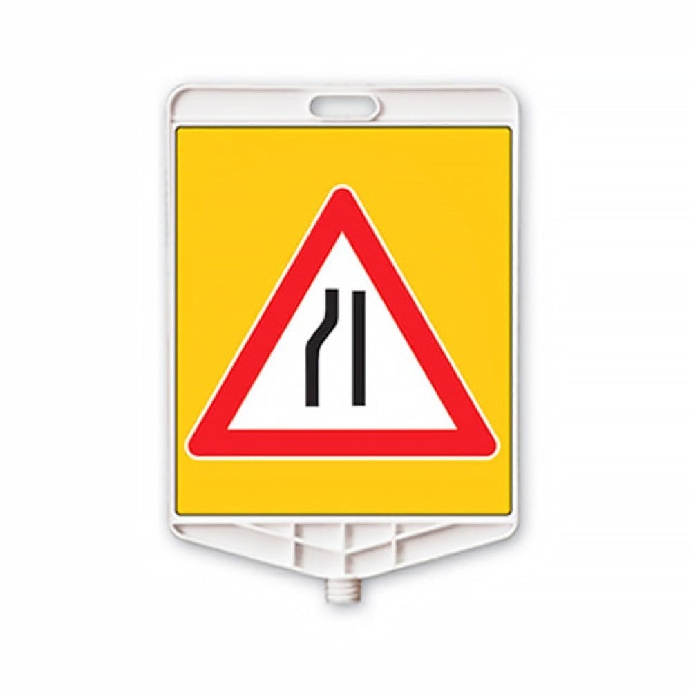 SOLDAN DARALAN YOL / DİKDÖRTGEN LEVHA 340x400mm