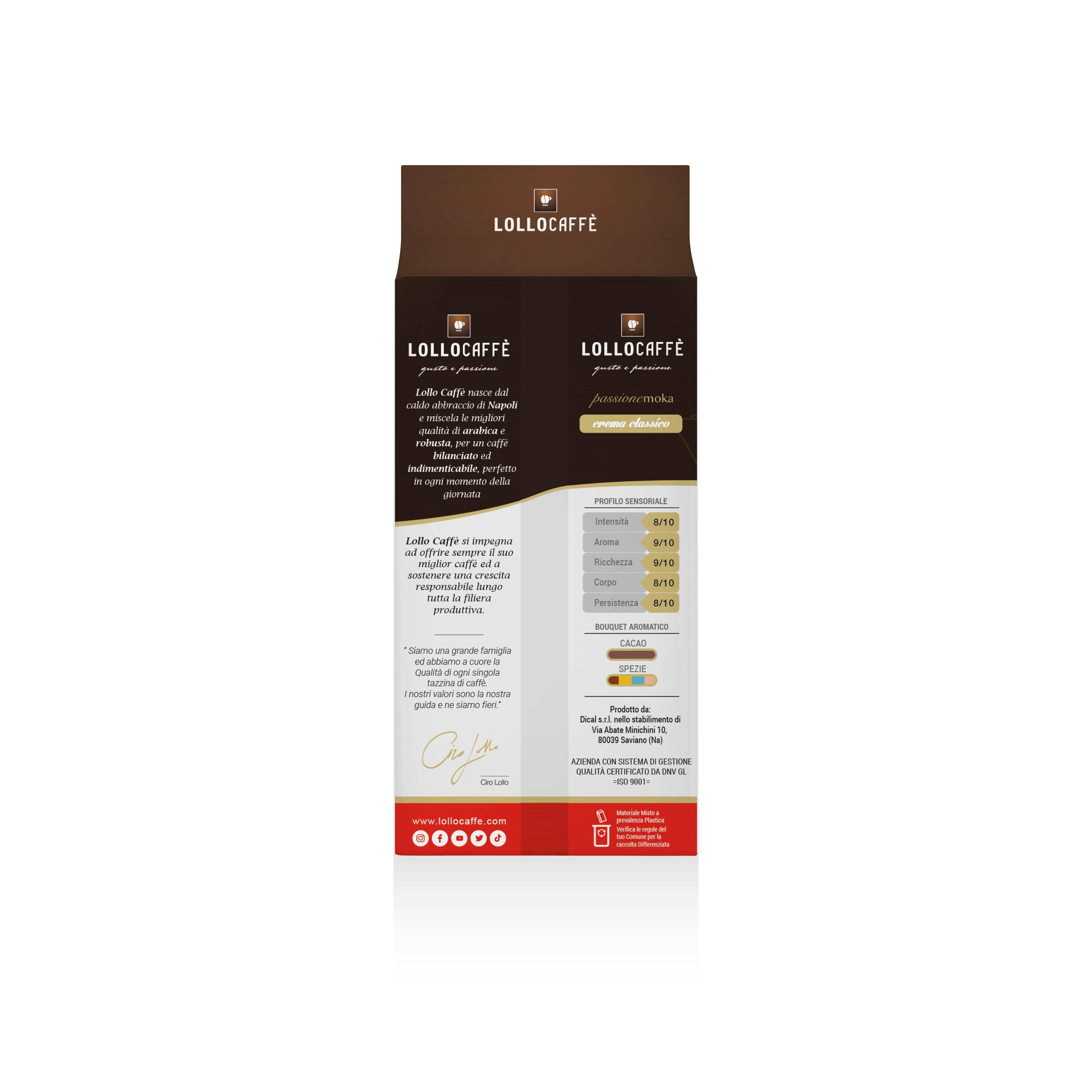 LOLLO CLASSICO TOZ KAHVE 250GR