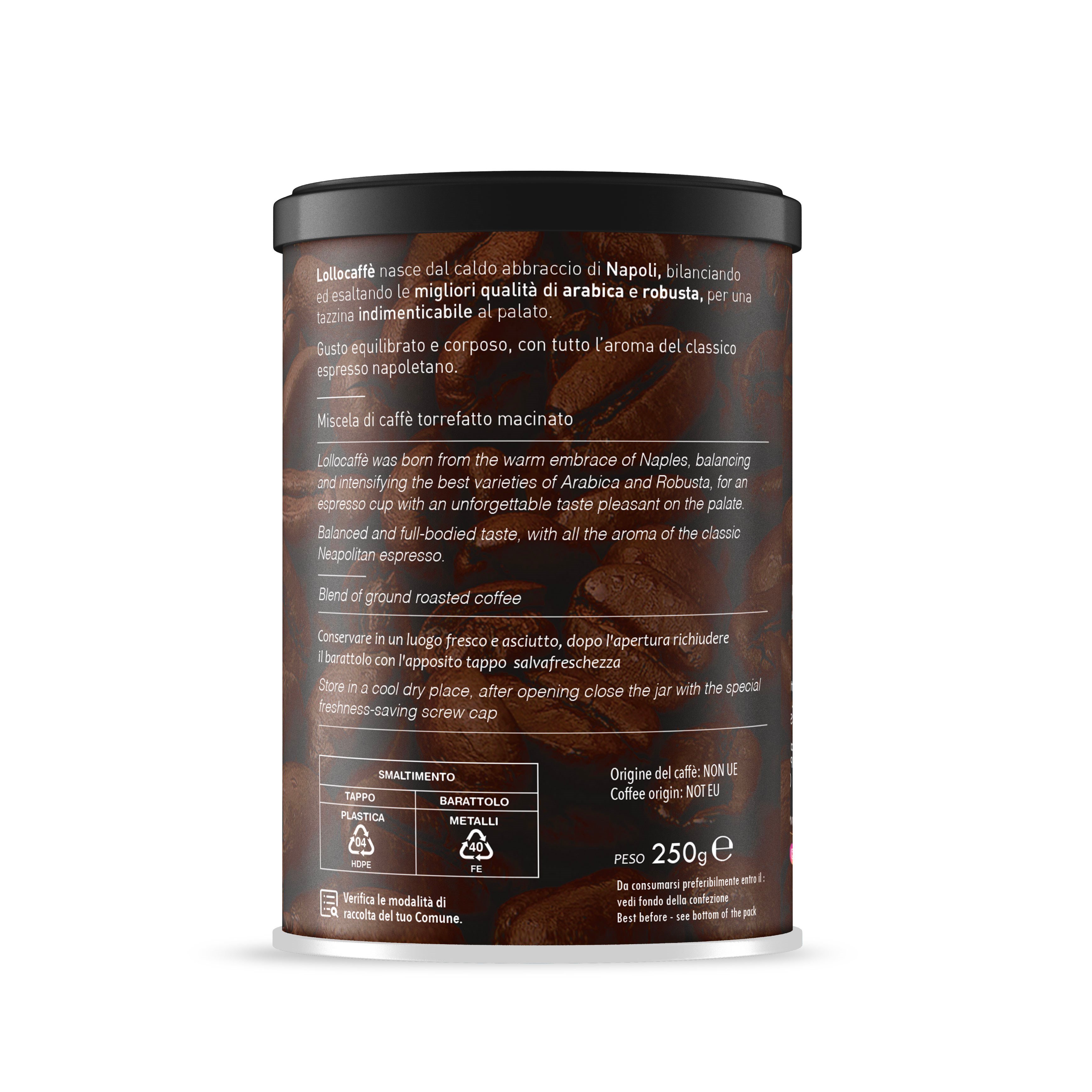 LOLLO CREMA CLASSICO TENEKE FILTRE KAHVE 250GR