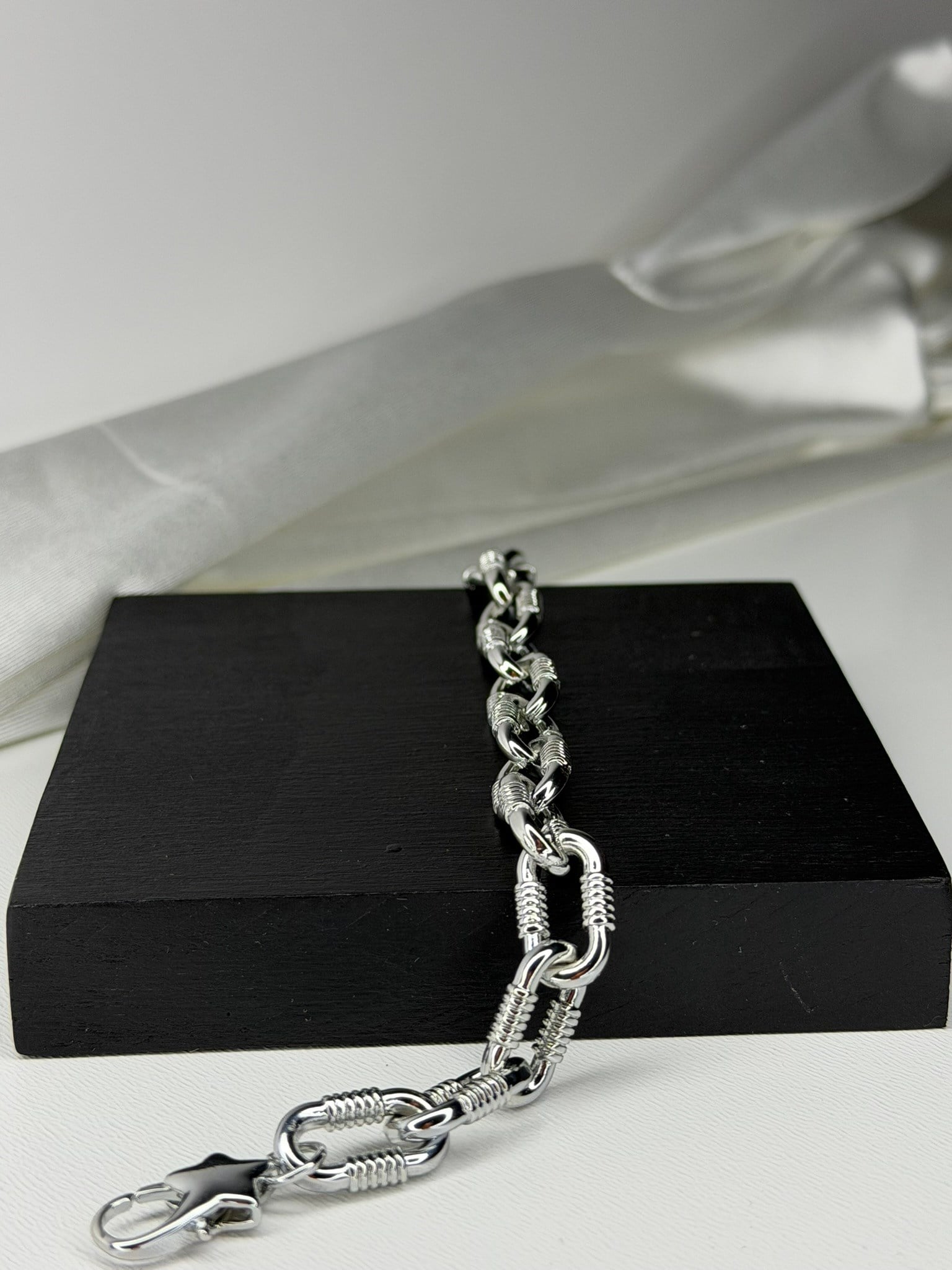 Edge Spark Silver Bileklik