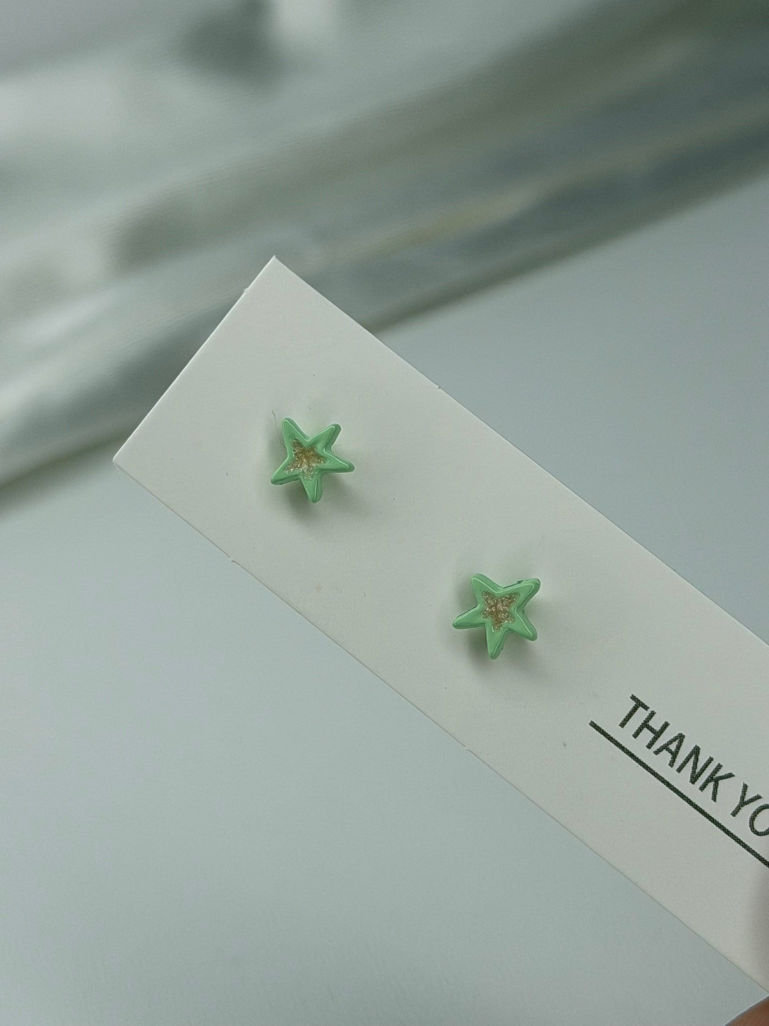 Green Star Kız Çocuk Küpe