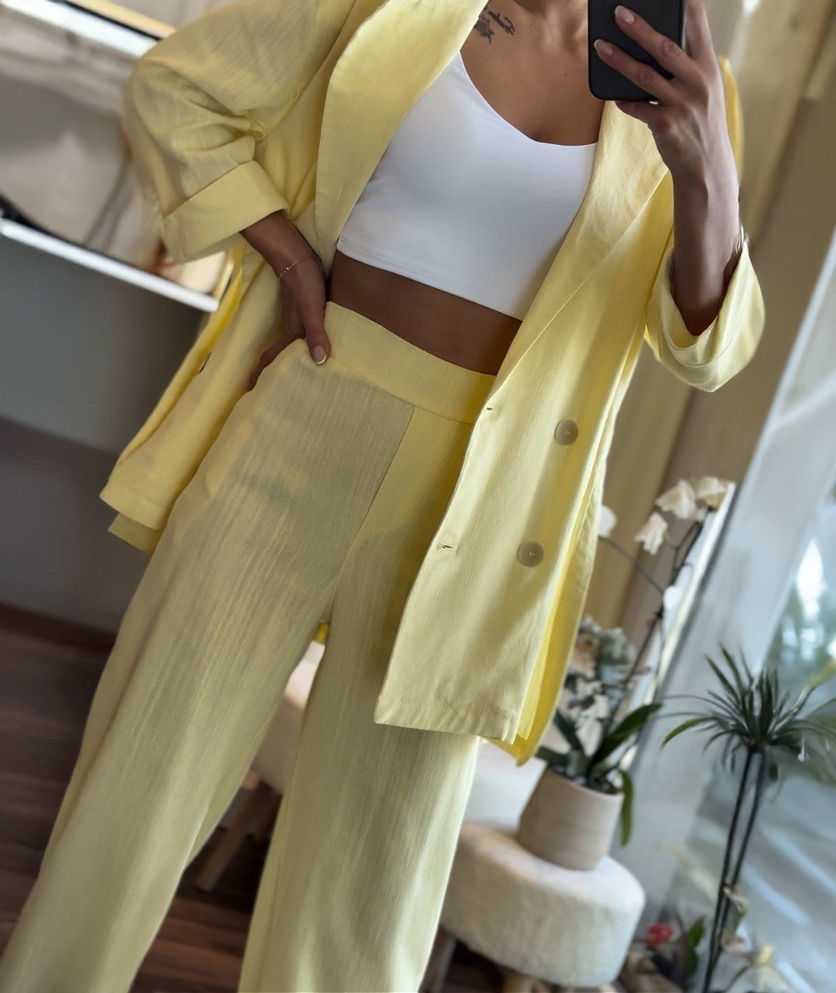 Sarı Keten Takım