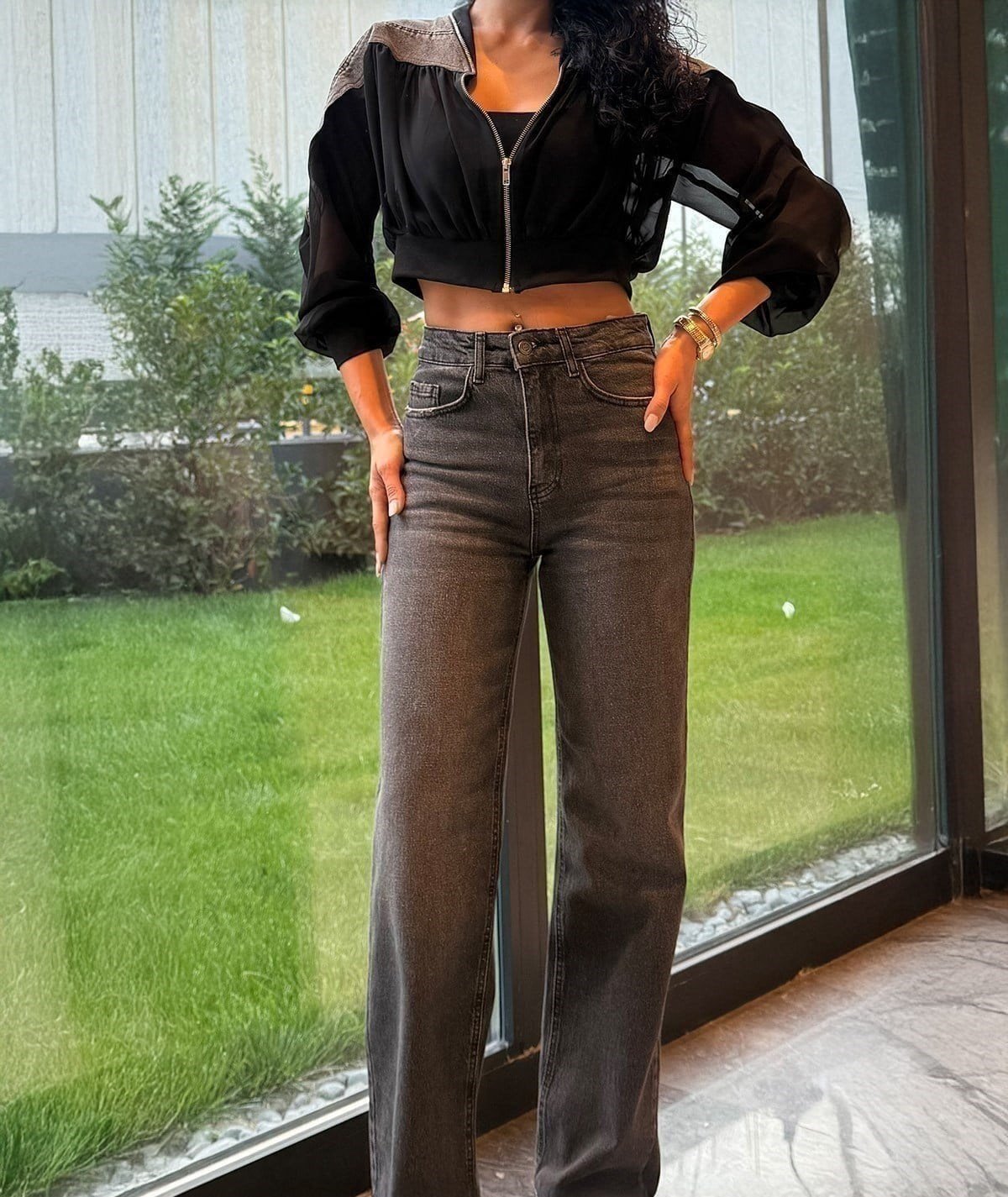 Yüksek Bel Jean