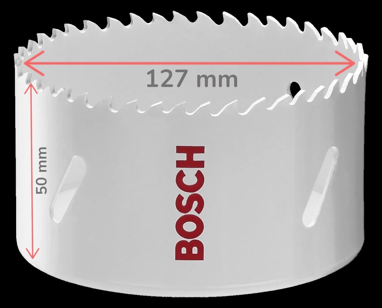 Bosch Ø:127 mm HSS-Bimetal Ahşap ve Metal Delme Panç 2608580513