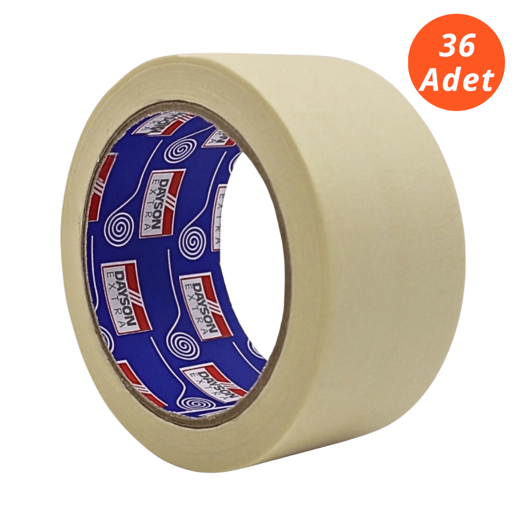 Dayson Extra Kağıt Maskeleme Bandı 48 mm 35 Mt Beyaz 80° - 36'lı Koli