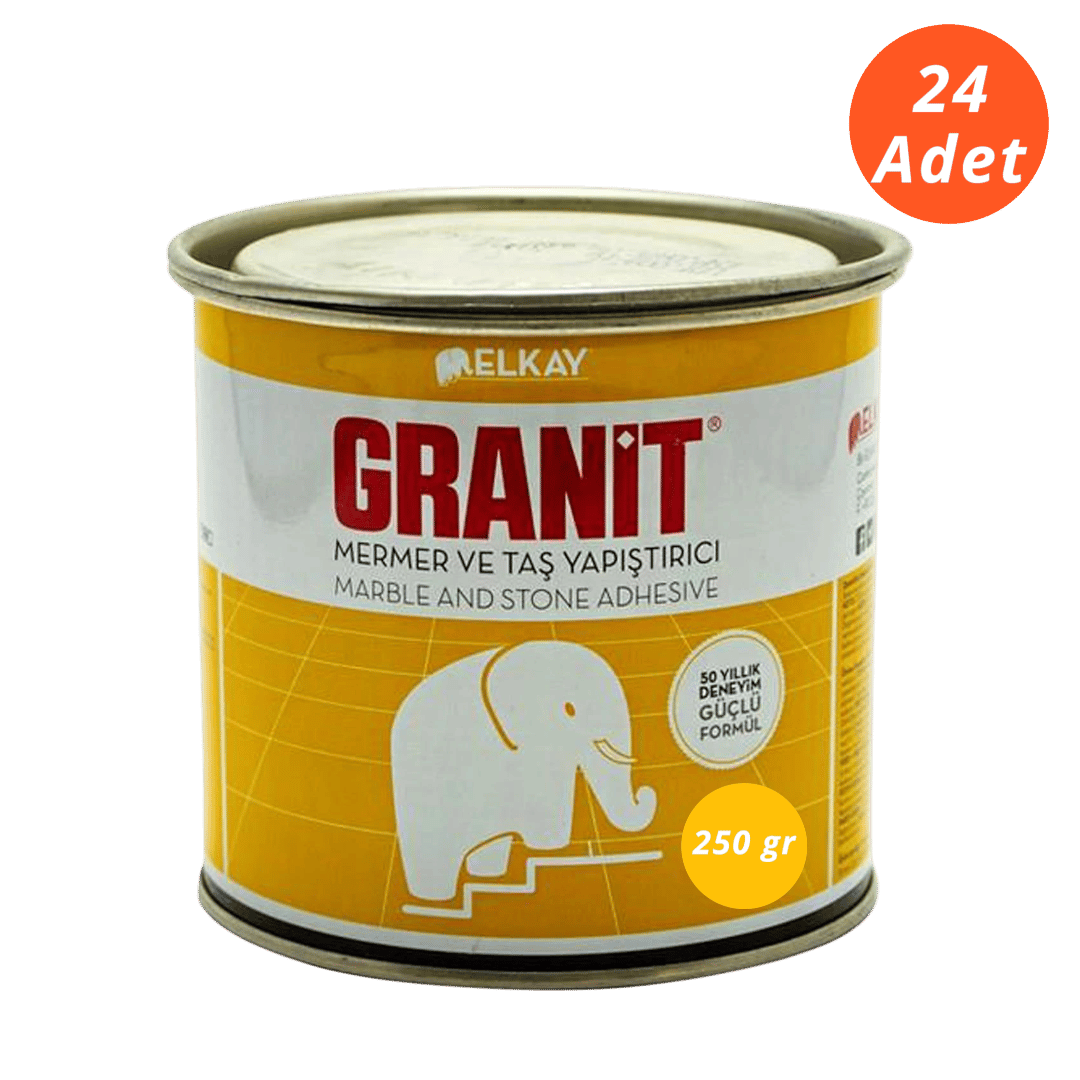 Elkay EB25 Grani̇t Mermer Yapıştırıcı Bej 250 gr - 24'lü Koli