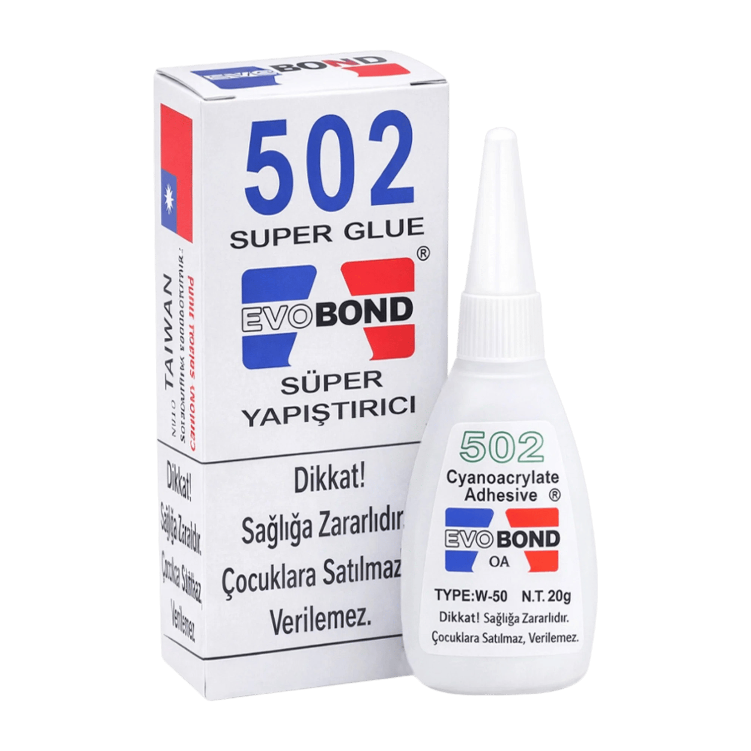 EvoBond 502 Süper Japon Yapıştırıcı 20 gr