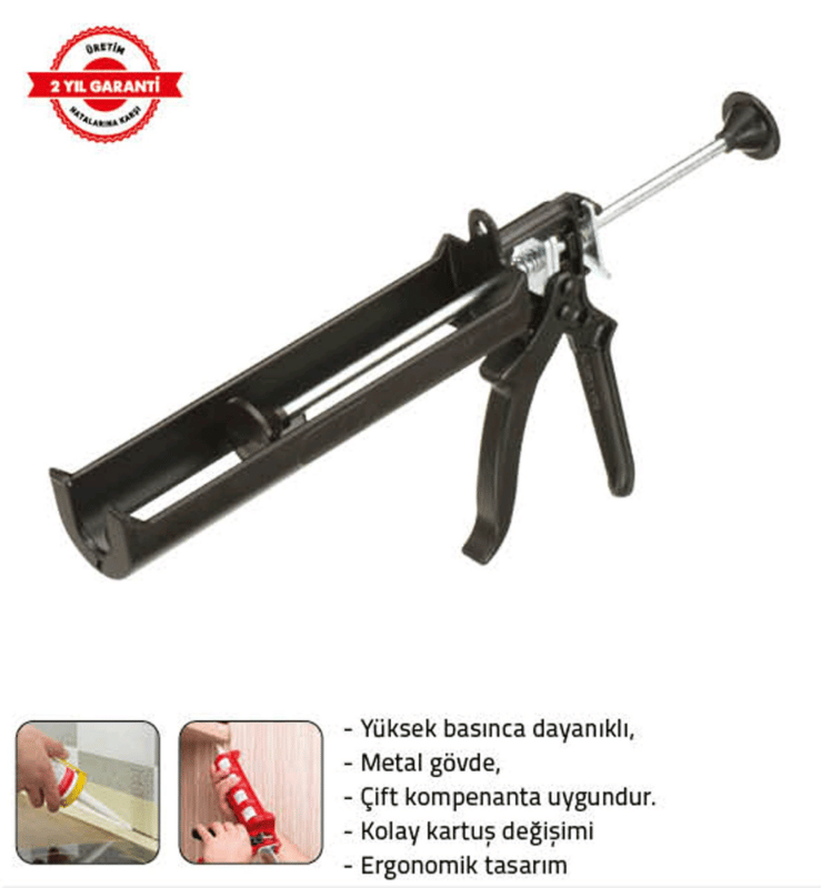 Tomax Standart Metal Silikon Tabancası