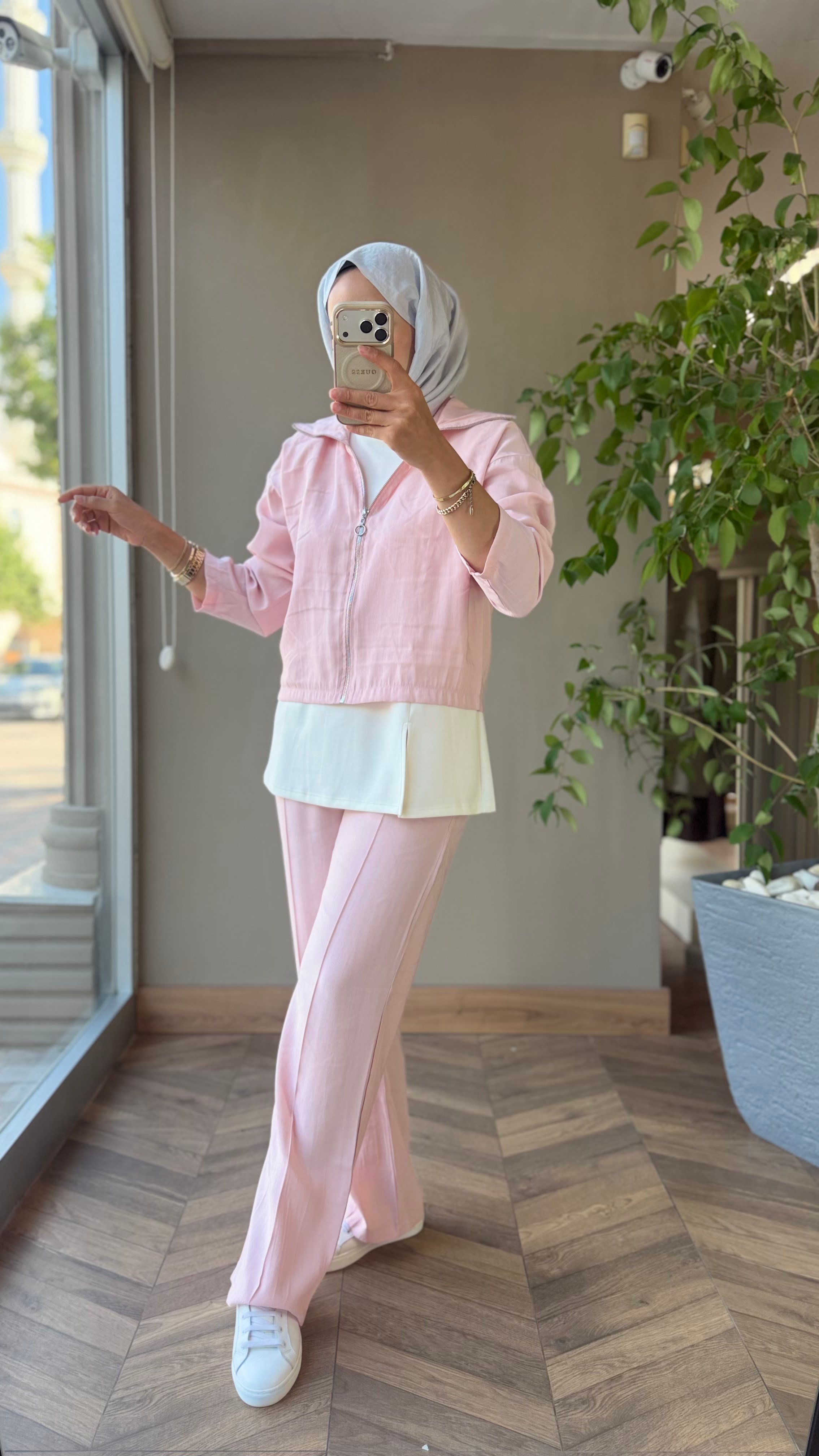 ELVORA Üçlü Takım | Pembe