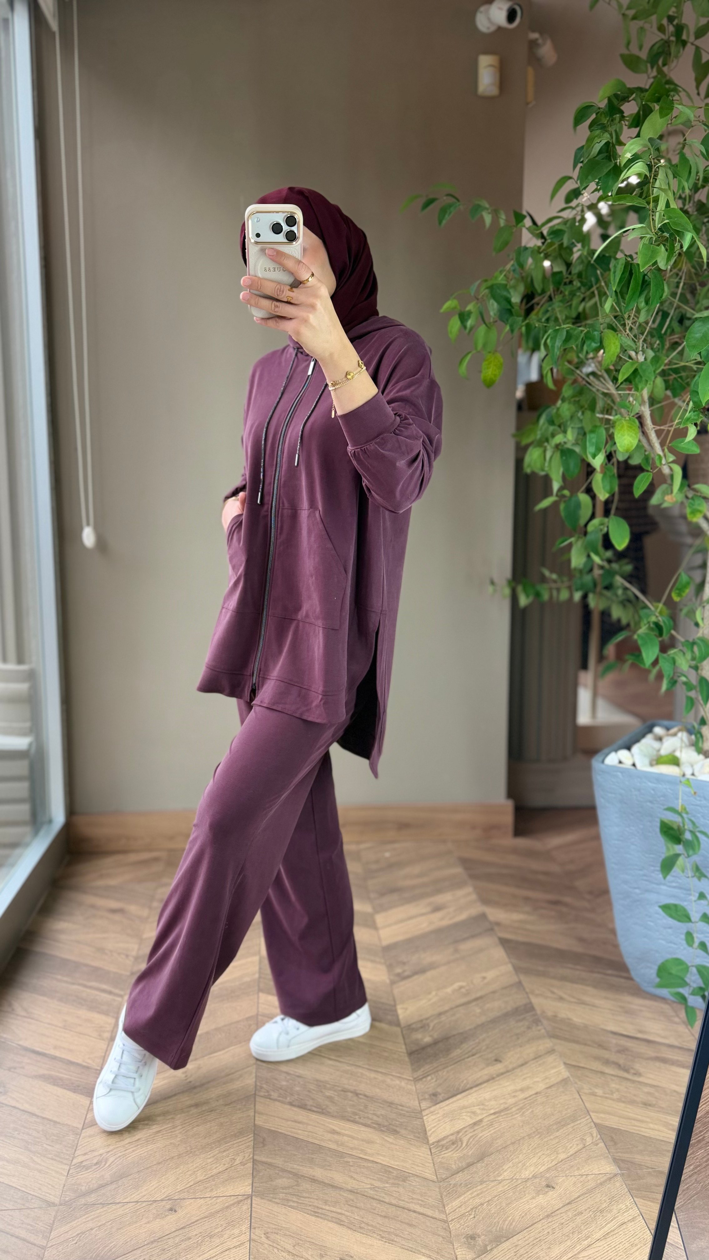 Liora Modal Spor Takım | Bordo