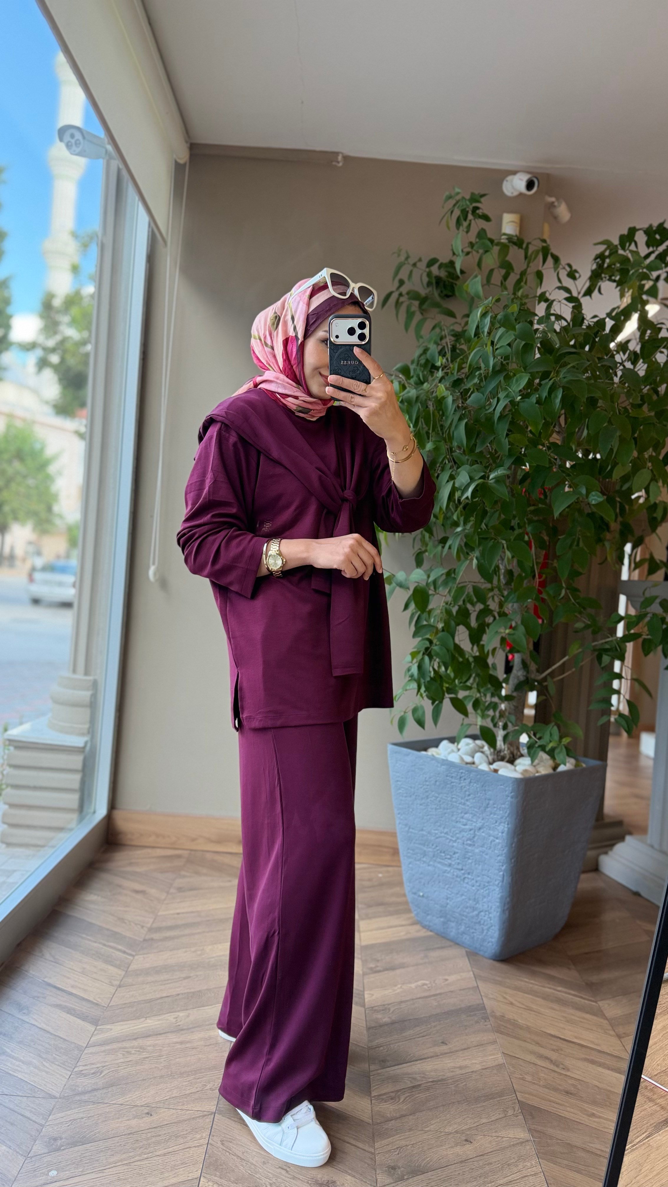 RİVA Üçlü Takım | Bordo