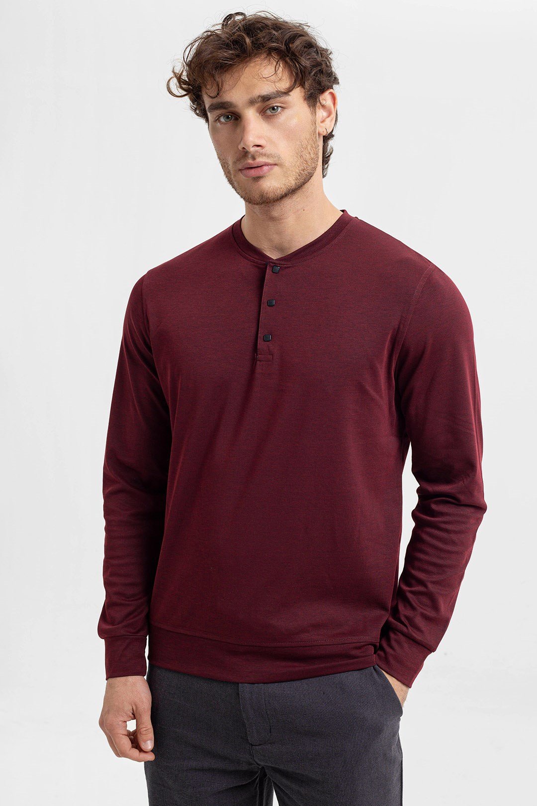 0024961 Vip Stendo Erkek Tişört Bordo