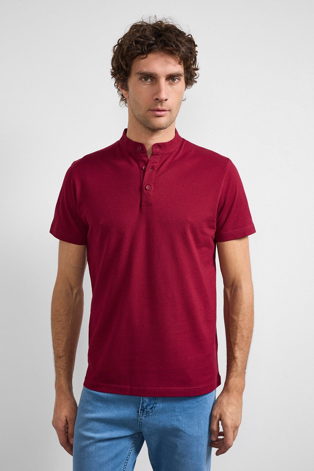 0034587 Vip Stendo Erkek Tişört Bordo