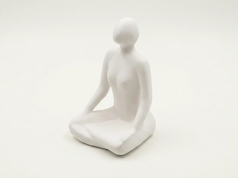 Seramik Bisküvi Yoga Biblo Mumluk Tütsülük