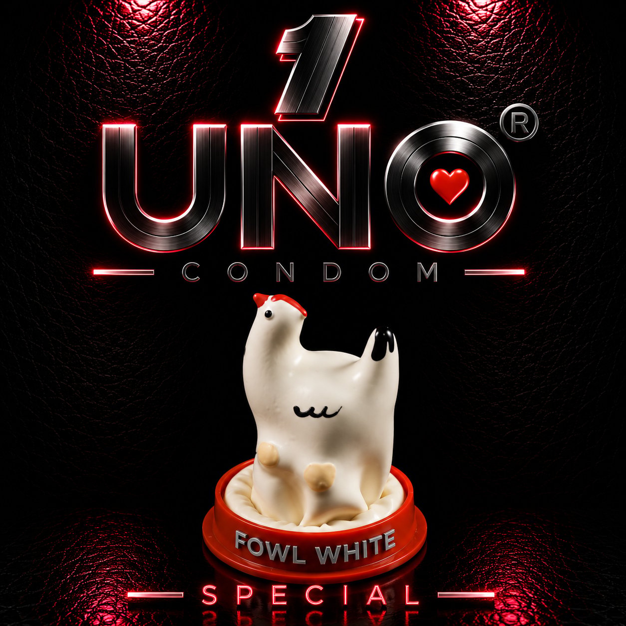 UNO Fowl White Condom