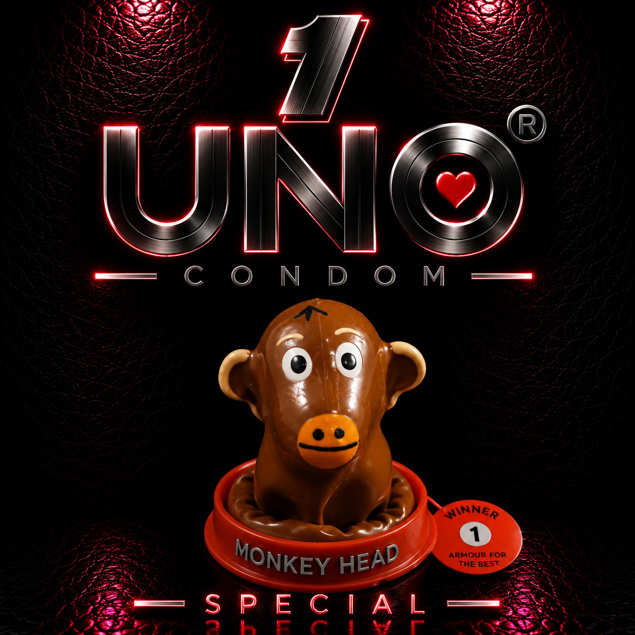 UNO Monkey Head Condom