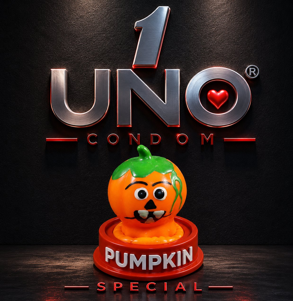 UNO Pumpkin Condom