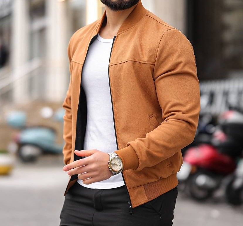 Mevsimlik Basic Taba Astarsız Kolej Ceket