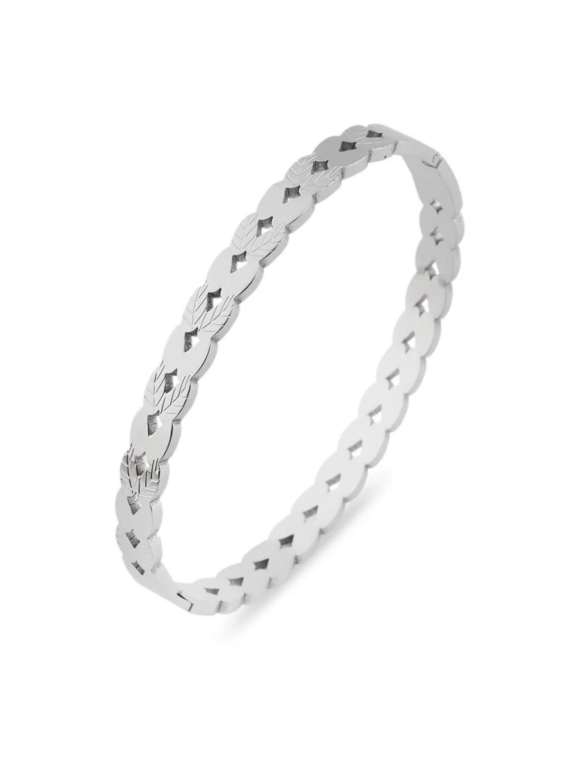 SELİN ACCESSORY ÇELİK KELEPÇE SILVER