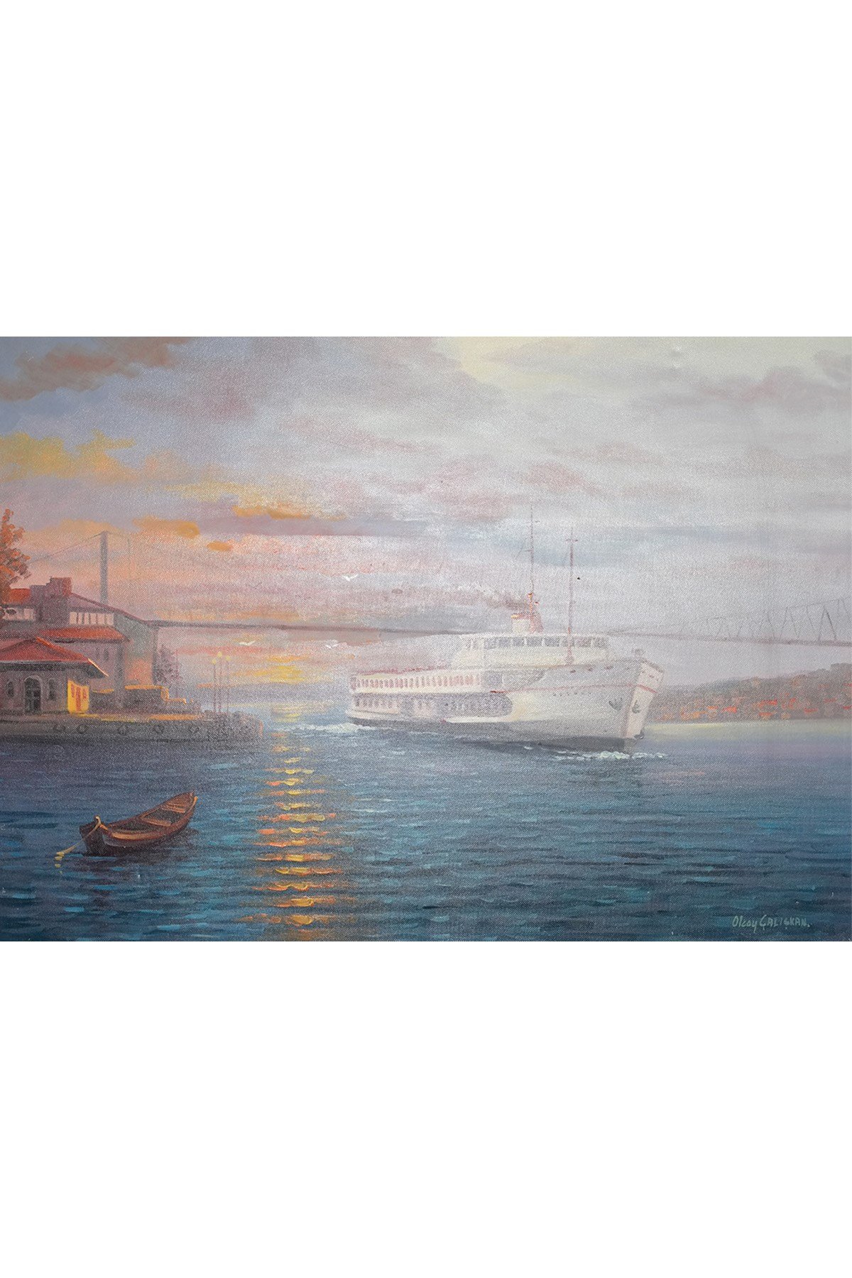 Boğaz'da Gün Batımı: Vapurun Sessiz Yolculuğu